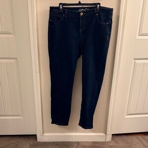INC International Concepts Women's Dark Blue Skinny Jeans